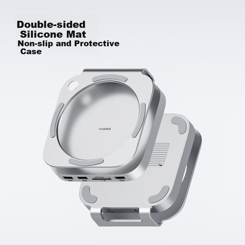 Hagibis Macmini M4 Expansion Dock Hard Drive Enclosure Apple Mini Host Base Exte...