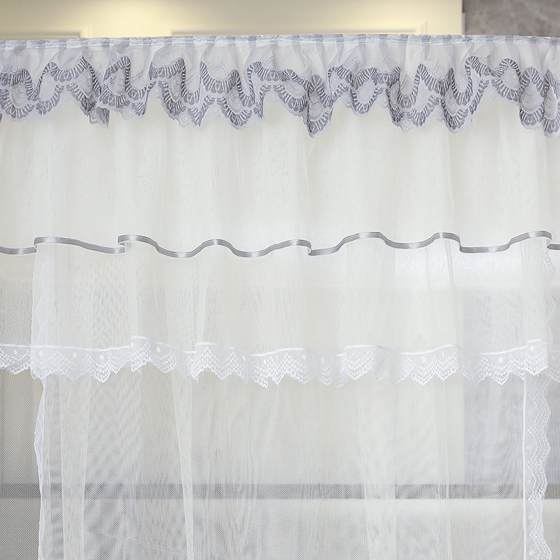 Demichel Home Floor-Standing Retractable Fishing Rod Mosquito Net Three-Door Mos...