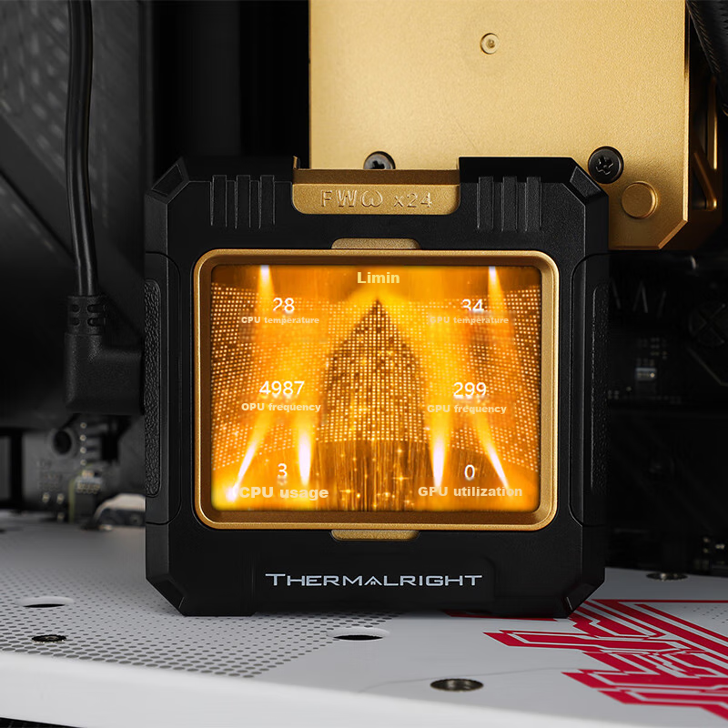 Thermalright FROZEN WARFRAME 360 BLACK, Integrated Liquid Cooling Radiator, IPS...