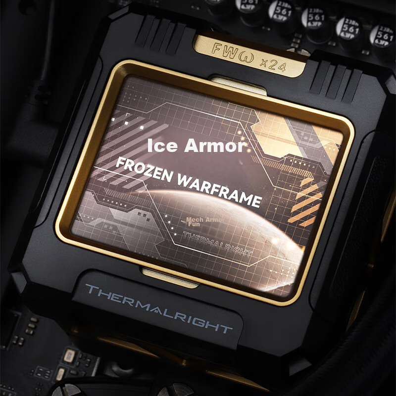 Thermalright FROZEN WARFRAME 360 BLACK, Integrated Liquid Cooling Radiator, IPS...