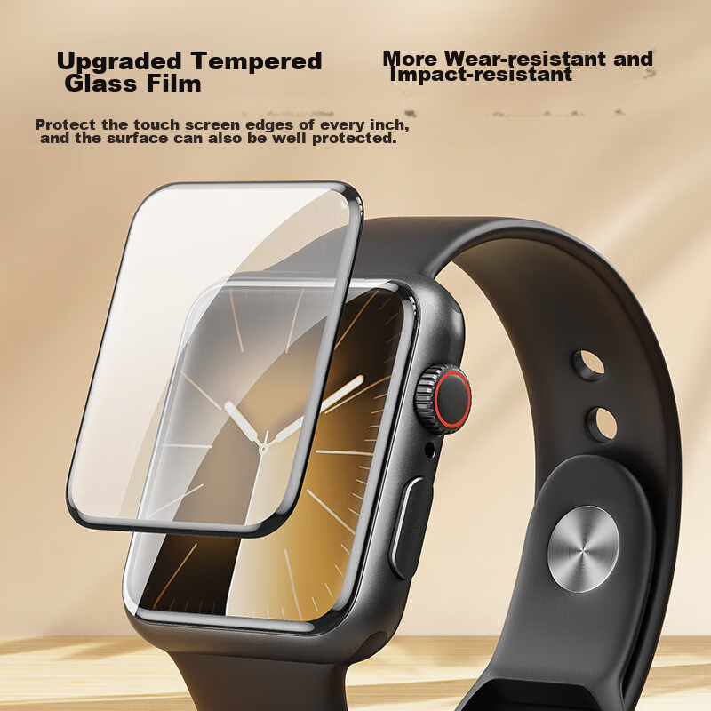 CangHua Tempered Glass Screen Protector for Apple Watch, Compatible with Apple I...