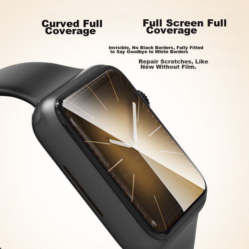 CangHua Tempered Glass Screen Protector for Apple Watch, Compatible with Apple I...