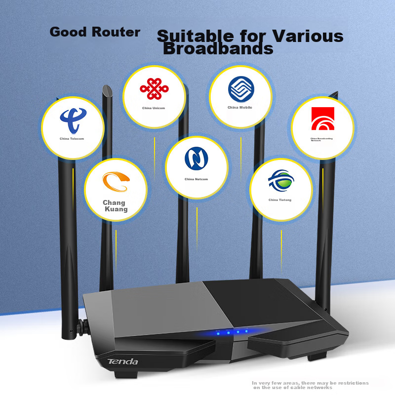 Tenda Router AC7 1200M, Wall-Penetrating Enhanced, Wireless Router, Home 5G Dual...