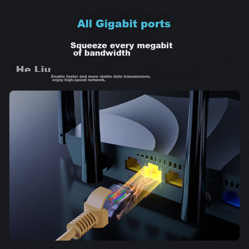 Tenda AX2 Pro WiFi 6 Dual Gigabit Wireless Router, 5G Dual-Band, 1500M Wireless...