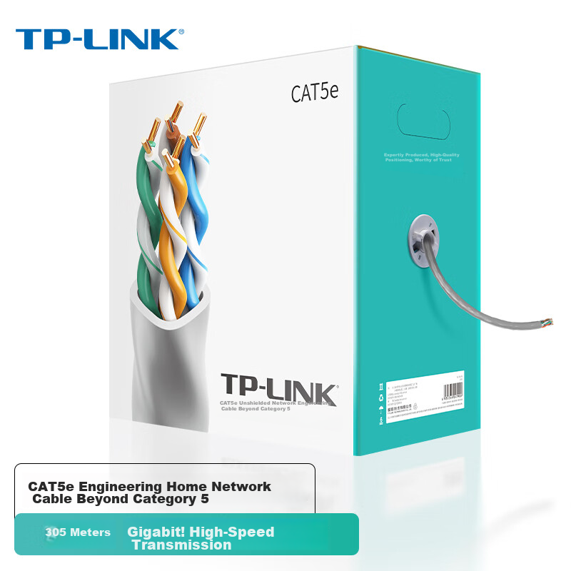 TP-LINK TL-EC5e00 (Gray) Professional-Grade Original Cat5e Unshielded High-Speed...