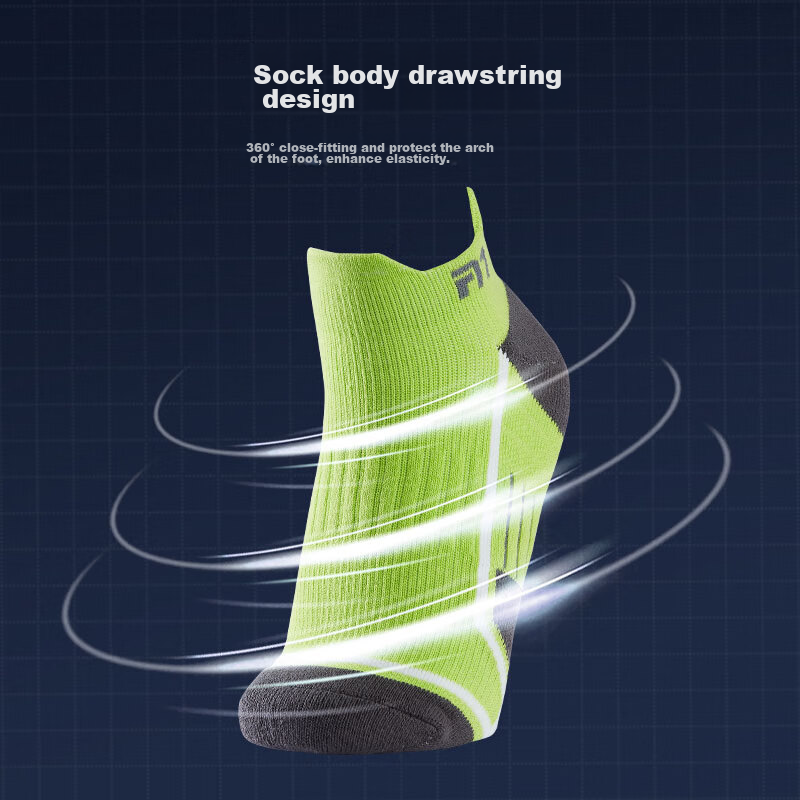 TAAN Badminton Socks with Thick Terry Cotton Bottom, Running Fitness Boat Socks,...