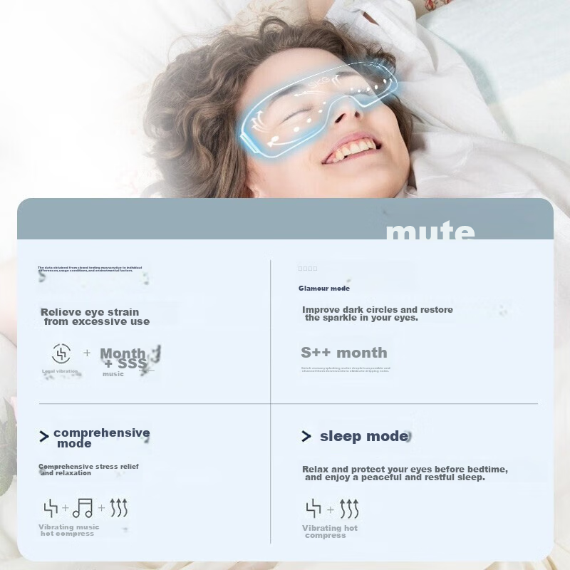 SKG Eye Massager E4Pro, Constant Temperature Zoned Visual Portable Eye Care Devi...