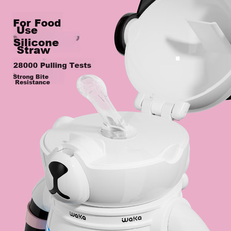 Waka Waka Panda Insulated Cup, Children's Water Bottle, 316 Stainless Steel Stud...