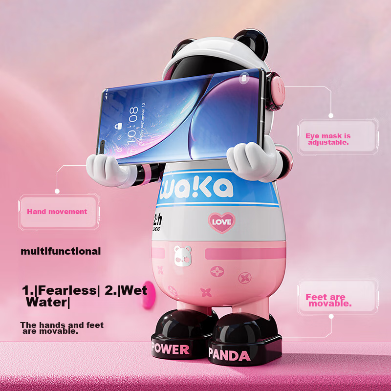 Waka Waka Panda Insulated Cup, Children's Water Bottle, 316 Stainless Steel Stud...