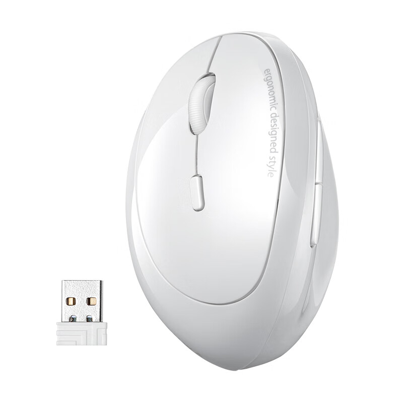SANWA SUPPLY Ergonomic Wireless Mouse for Small to Medium Hands, Vertical Grip,...