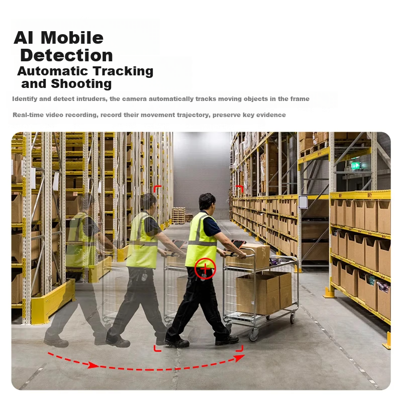 TCL 4G Lifetime Free Data Monitoring Camera Home Surveillance 360 Degree Full Co...