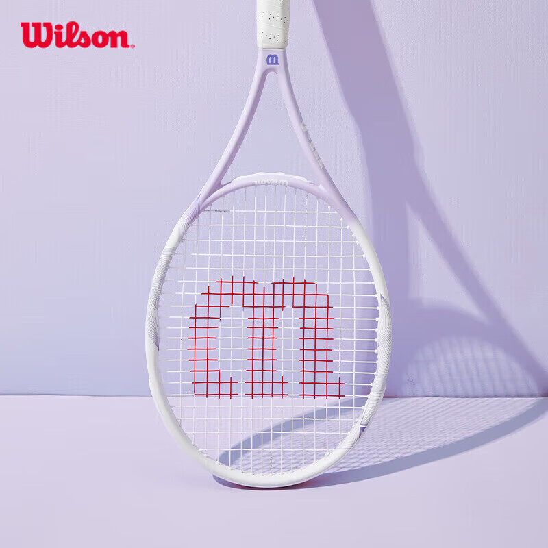 Wilson Advanced Lavender Tennis Racket, Full Carbon Fiber, Unisex, Size 2 Grip,...