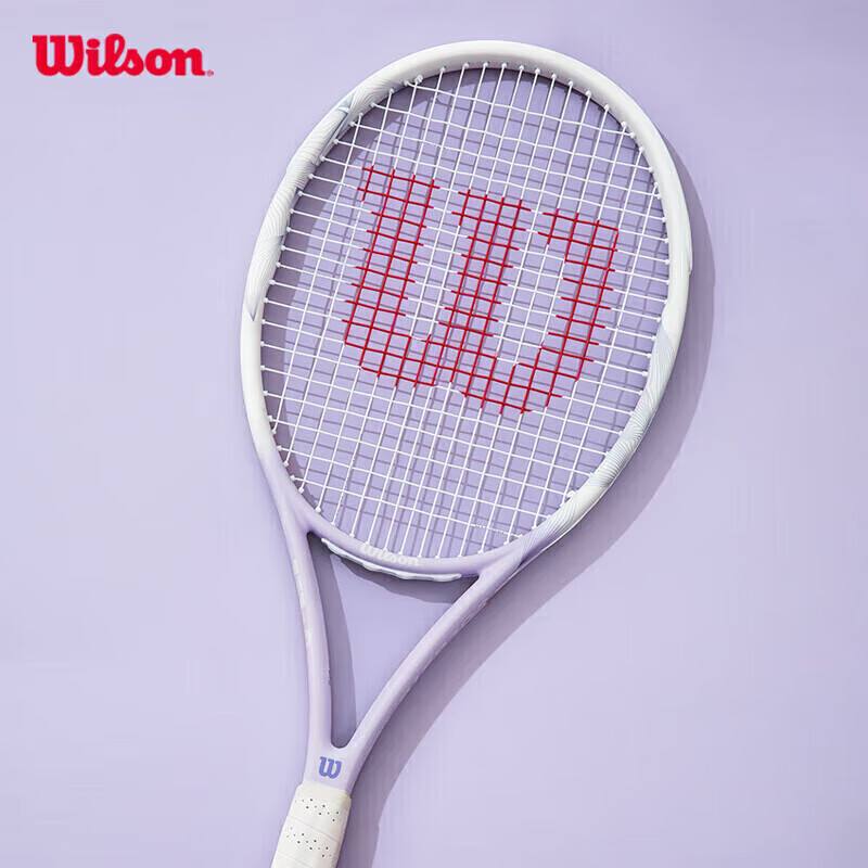 Wilson Advanced Lavender Tennis Racket, Full Carbon Fiber, Unisex, Size 2 Grip,...