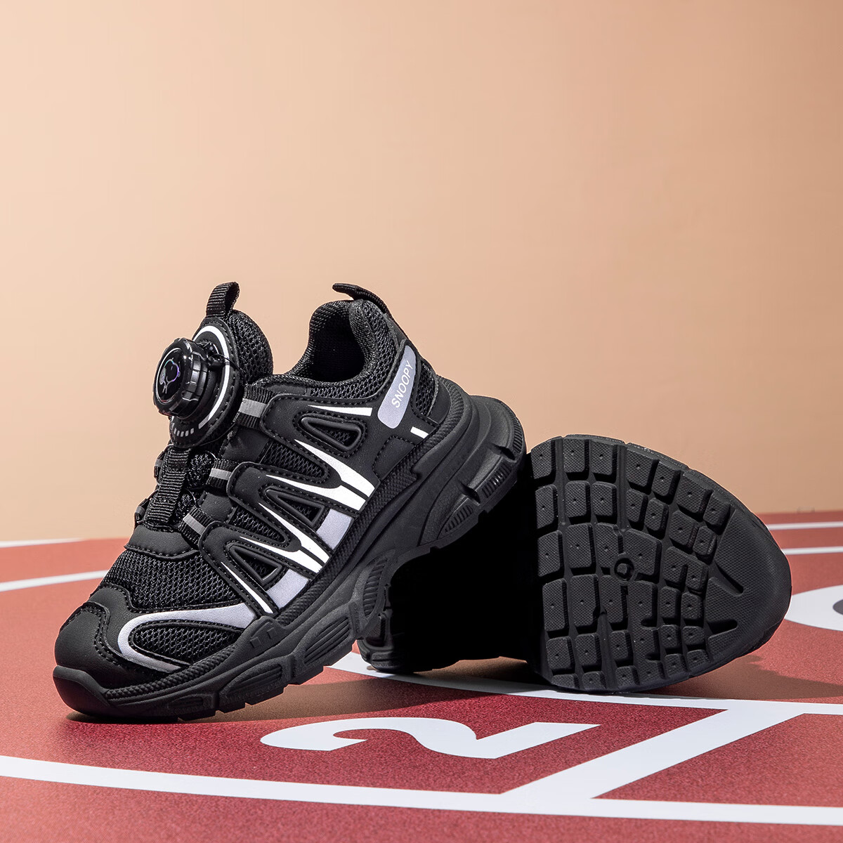 SNOOPYSNOOPY Boys' Sports Shoes Children's Breathable Casual Shoes Students' Sof...