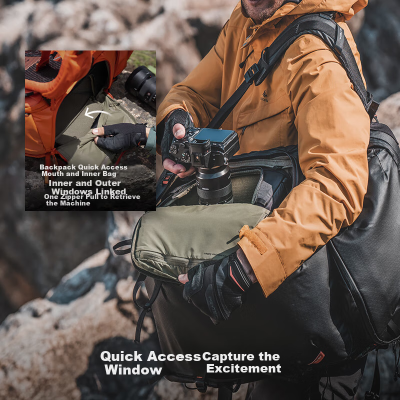 PGYTECH Camera Bag, Onepro Dandelion Hiking Photography Bag, DSLR And Mirrorless...