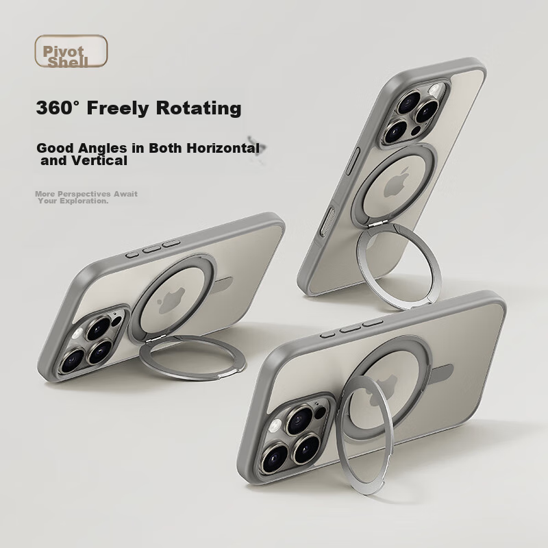 W&P [USA] Phone Case Stand for IPhone 16 Pro Max, Protective Cover with MagSafe...