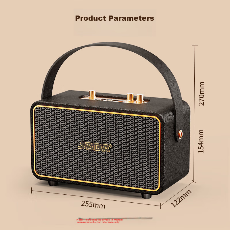 SADA K18 Outdoor Bluetooth Speaker, High-Power Portable Handheld, for Square Dan...