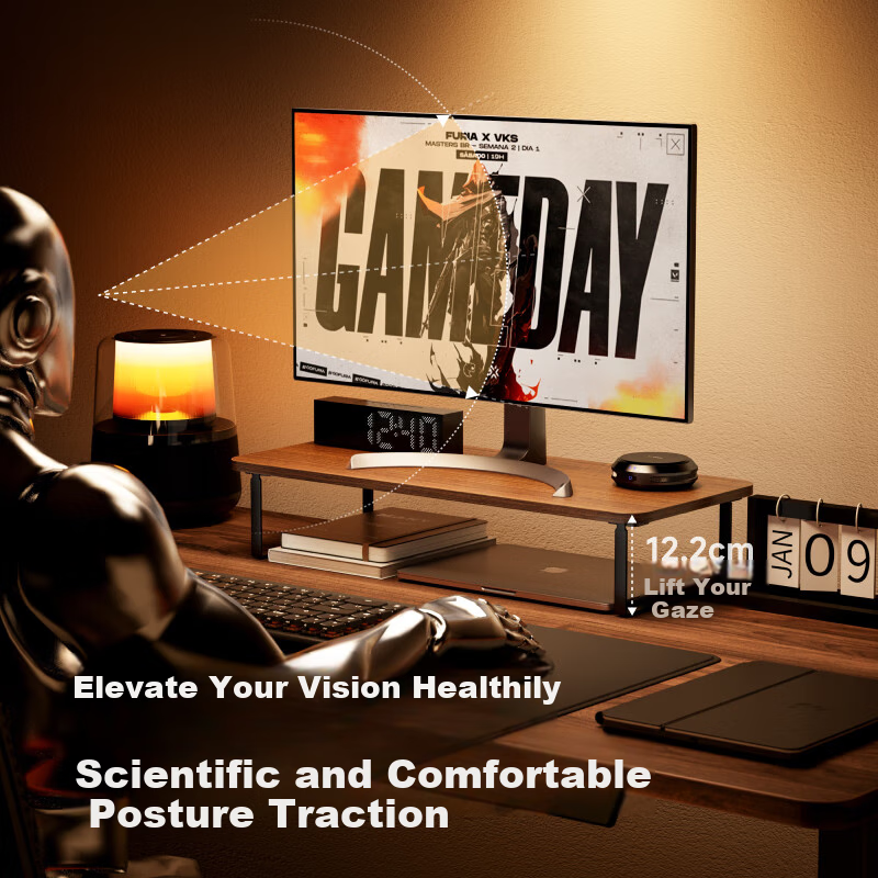 Brateck North Arc Monitor Stand Computer Stand Monitor Bracket Desktop Computer...