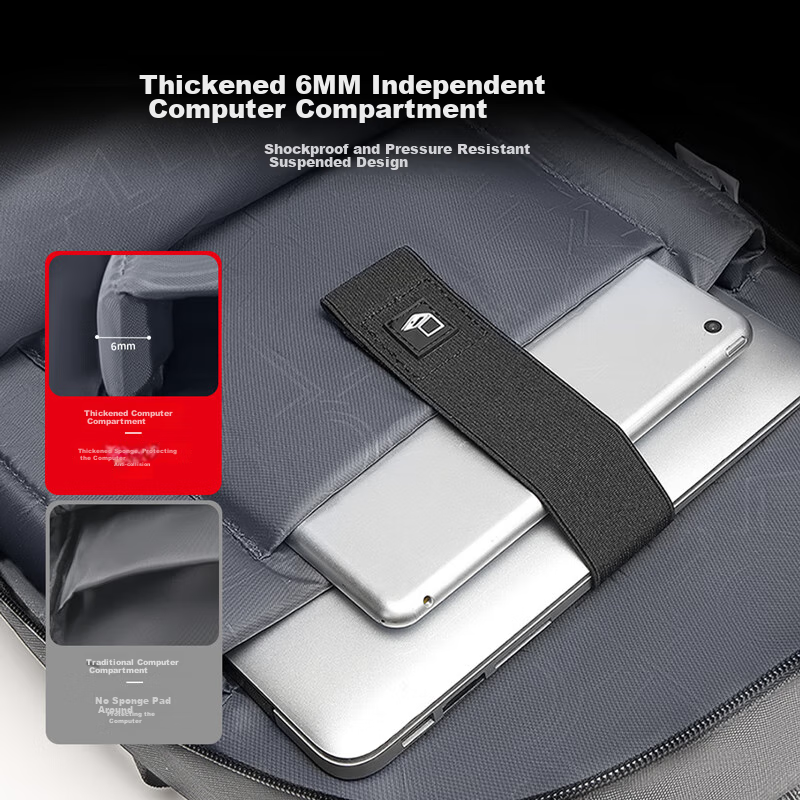 CROSSGEAR Suspended Load-Reducing Backpack, Swiss-Style Backpack for Men, Travel...