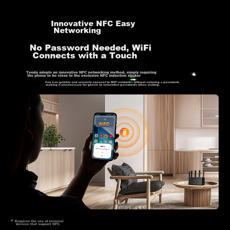 Tenda Router, Full-Featured WiFi 7+, Yunxiao BE5100, Ultra-Strong 2.5G Ethernet...
