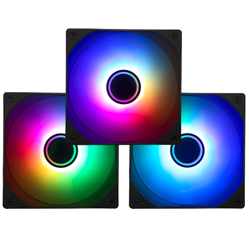 Thermalright TL-C12B V3 X3 Black ARGB 12cm Case Fan, Infinite Mirror Light Fan,...