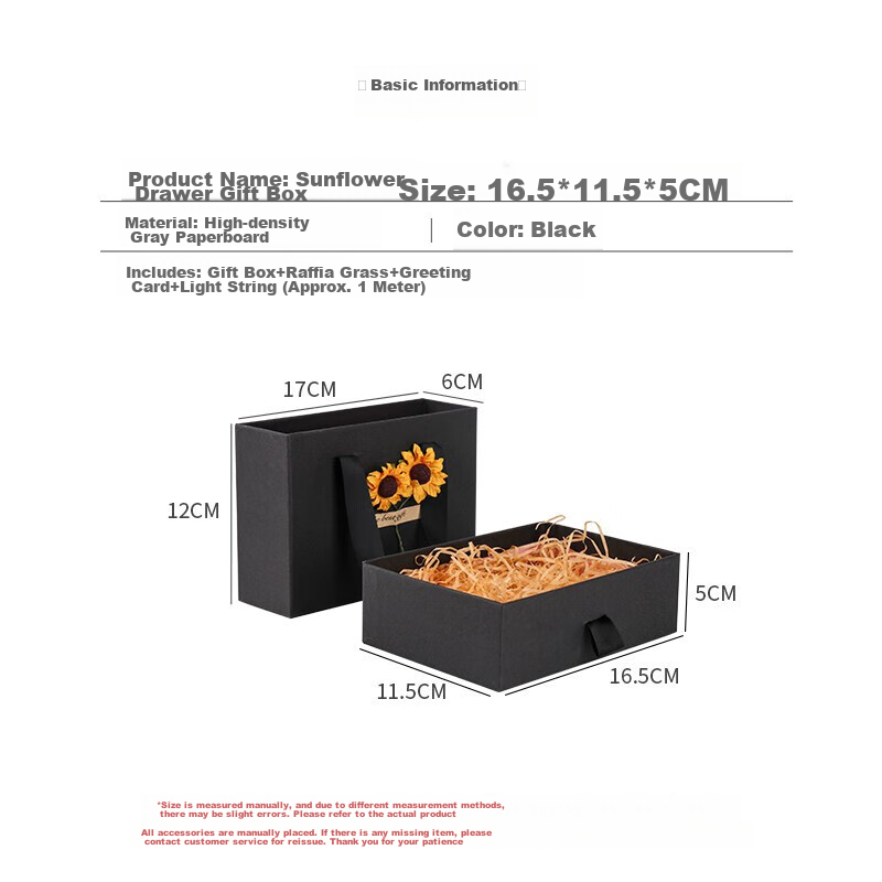 TaTanice Gift Box Empty Box Christmas Gift Box Gift Packaging Box Birthday Gift...