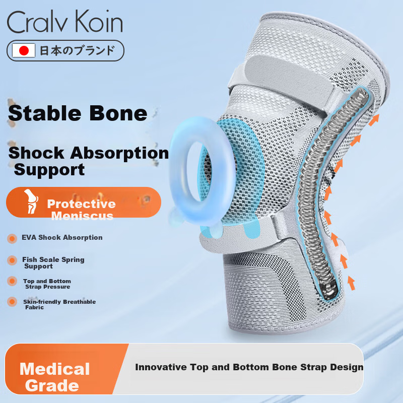 CRALVKOIN Japanese Medical Knee Brace for Meniscus Injury Synovitis Special Warm...