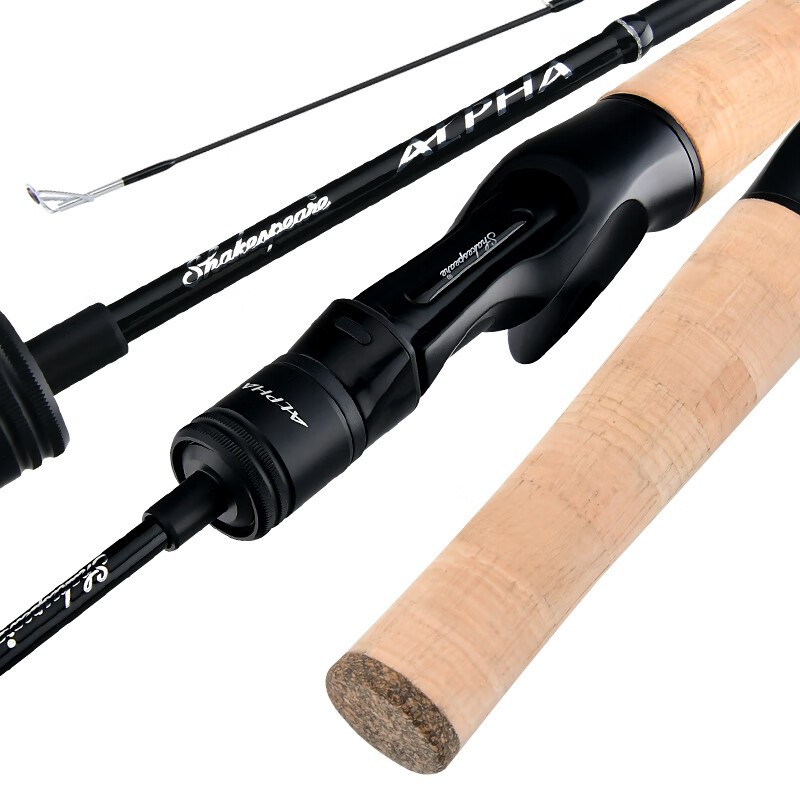 SHAKESPEARE Micro Fishing Rod, Single Rod, Carbon Fiber, Small Fishing Rod, Soli...