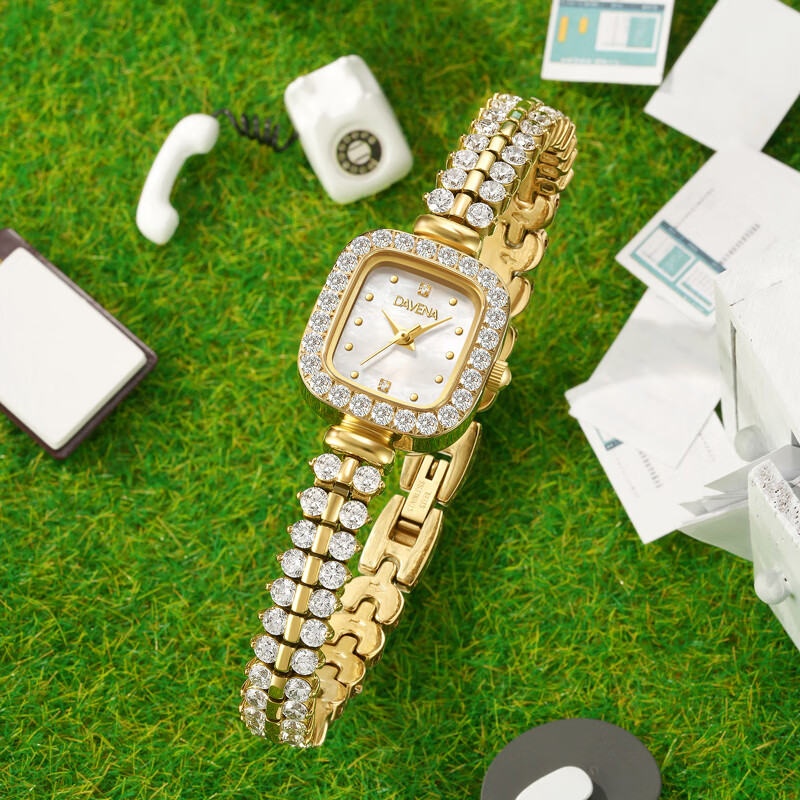 Davena Small Gold Spike Watch for Women, Small Silver Spike Luxury Niche Wristwa...