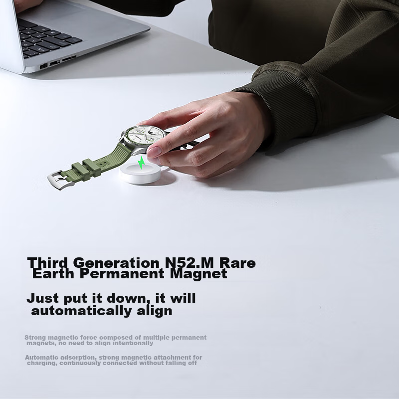 W&P Magnetic Charging Cable for Huawei Watch, Compatible with GT5/GT4Pro/Watch3/...