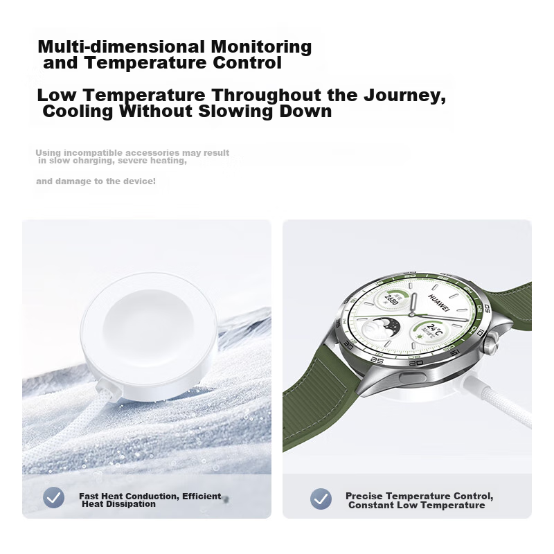 W&P Magnetic Charging Cable for Huawei Watch, Compatible with GT5/GT4Pro/Watch3/...