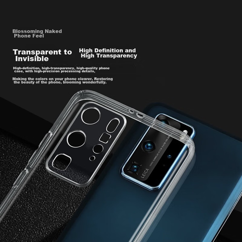 Snowkids Huawei P30 Phone Case, Huawei Transparent Case, TPU Shockproof Soft She...