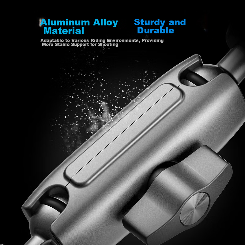 TELESIN Sports Camera Dual-Head Handlebar Clamp, DJI Action Bike Mount, Insta360...