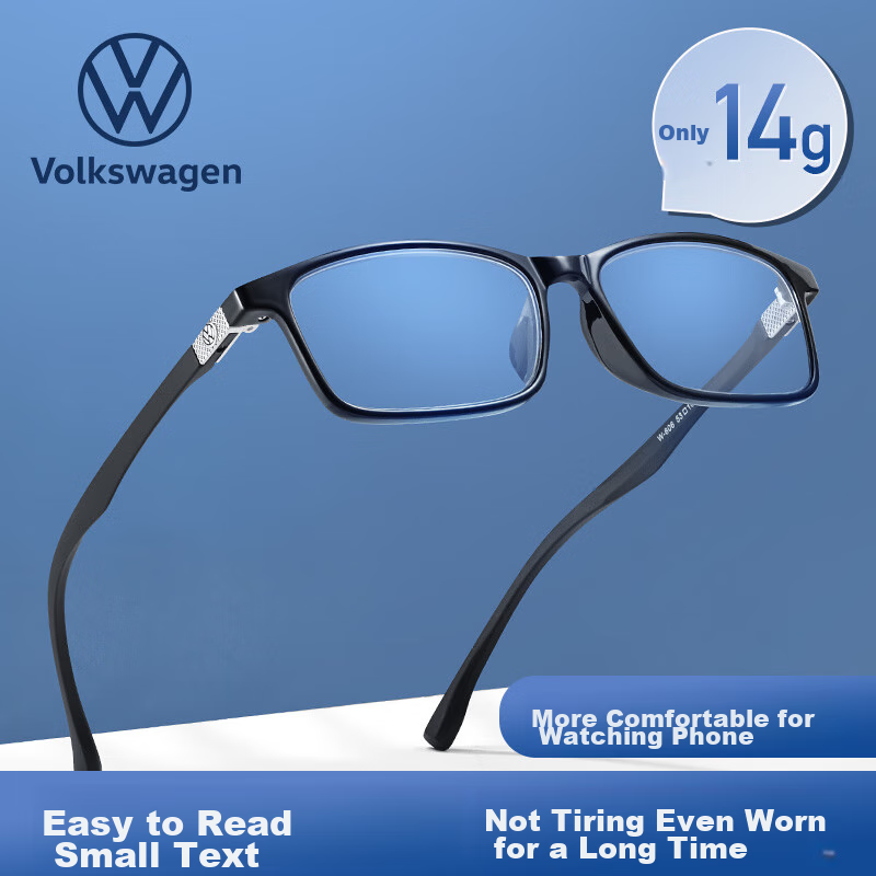 VOLKSWAGEN German Reading Glasses for Men, High-Definition Anti-Blue Light Genui...