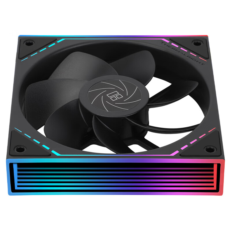 Thermalright TL-M12R 12CM Fan 1500 RPM PWM S-FDB Bearing Rainbow Infinite Mirror...