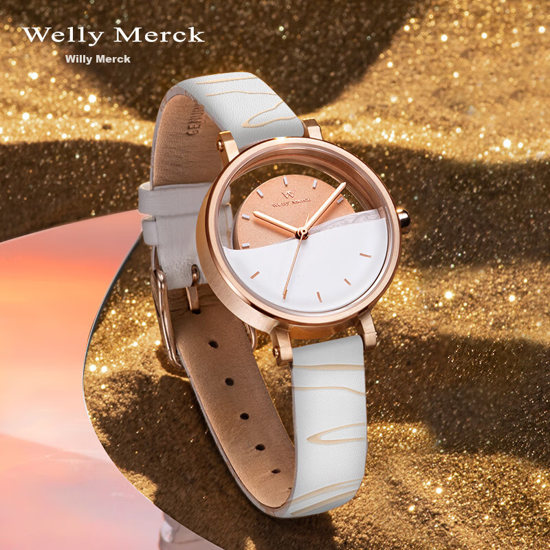 Welly Merck Swiss Brand Women's Original Sunset Series Casual Business Watch for...