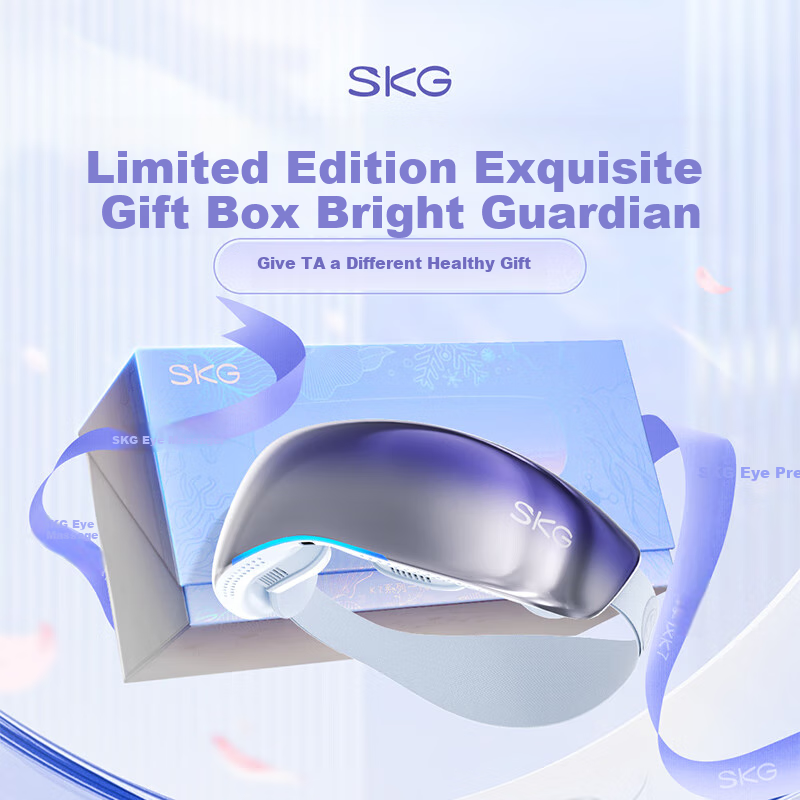 SKG Eye Massager K7 with Airbag Compression, Acupoint Vibration, and Hot/Cold Th...