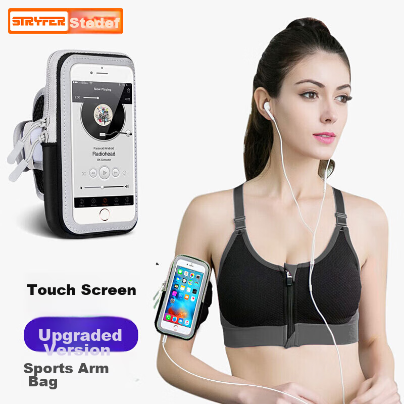 STRYFER Running Sports Armband/strap/pouch, Outdoor Cycling Waterproof Touchscre...