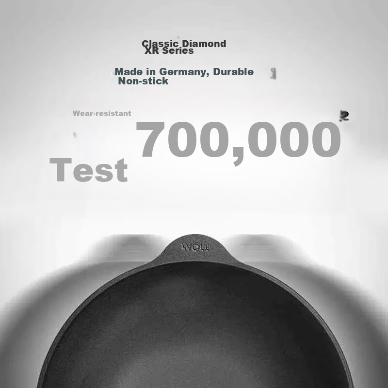 WOLL German Non-Stick Frying Pan, XR Series Flat Bottom Pan, 24cm Steak Pan, Hou...