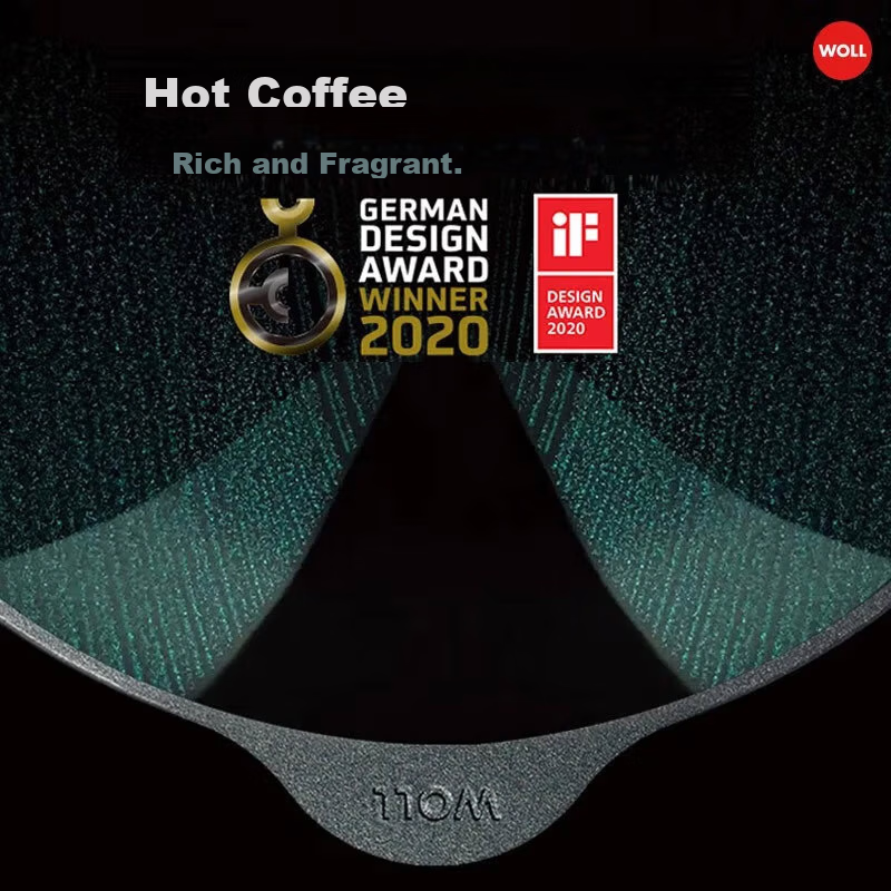 WOLL German Non-Stick Frying Pan, XR Series Flat Bottom Pan, 24cm Steak Pan, Hou...