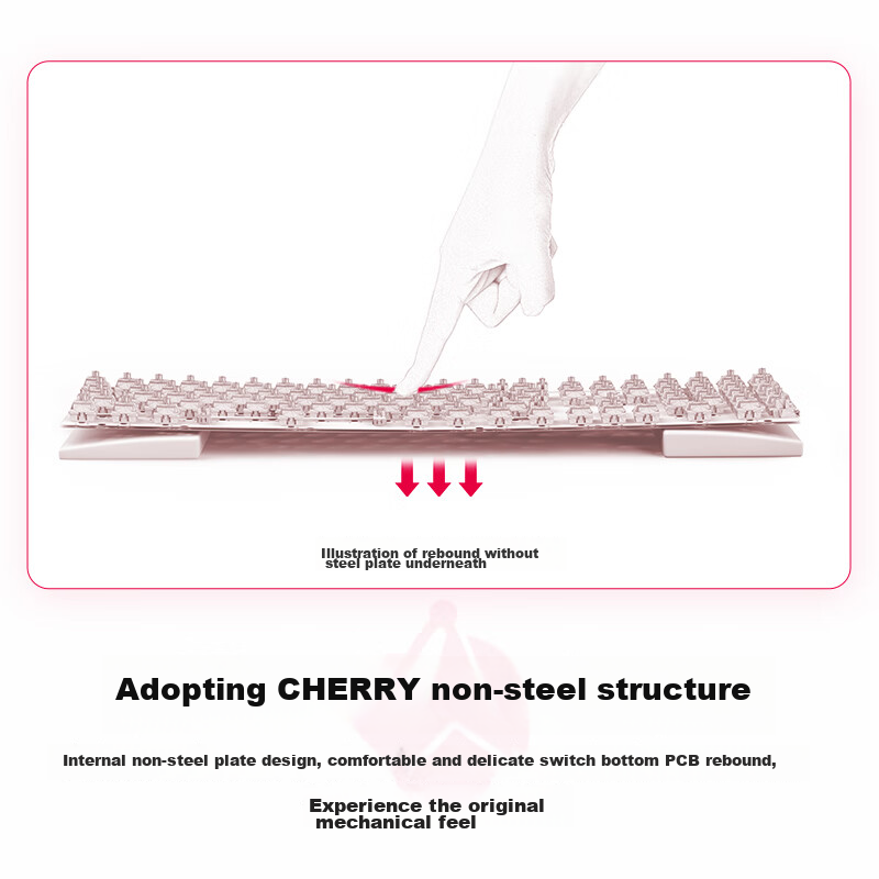 CHERRY MX3.0S Mechanical Keyboard, Gaming Keyboard, Esports Keyboard, Side-Engra...