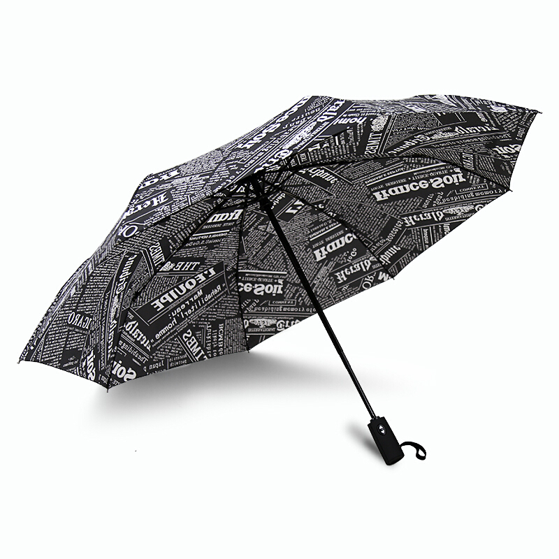 C'mon Fully Automatic Umbrella, Three-Fold Large Size, Windproof Reinforced, Men...