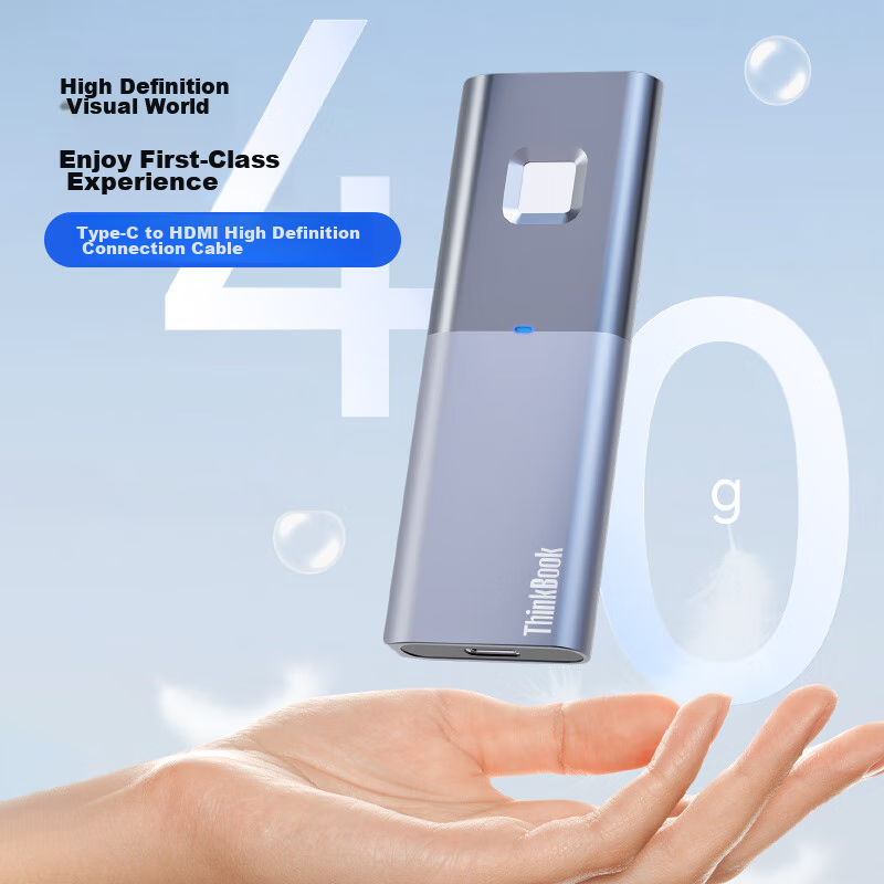 ThinkPad Lenovo Thinkbook Portable SSD, 1TB, Read Speed 520MB/s, Fingerprint Enc...