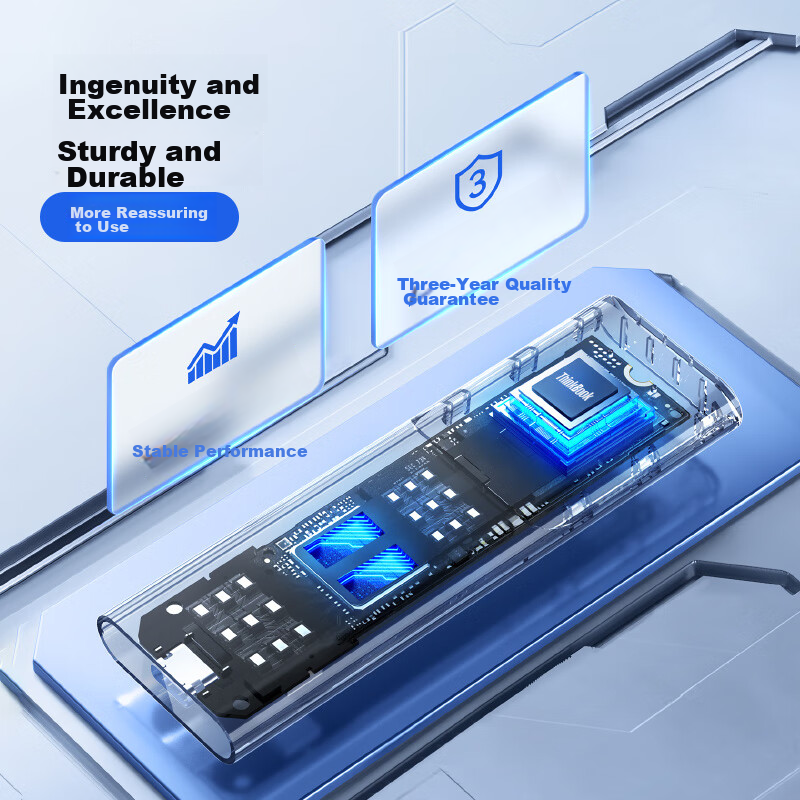 ThinkPad Lenovo Thinkbook Portable SSD, 1TB, Read Speed 520MB/s, Fingerprint Enc...