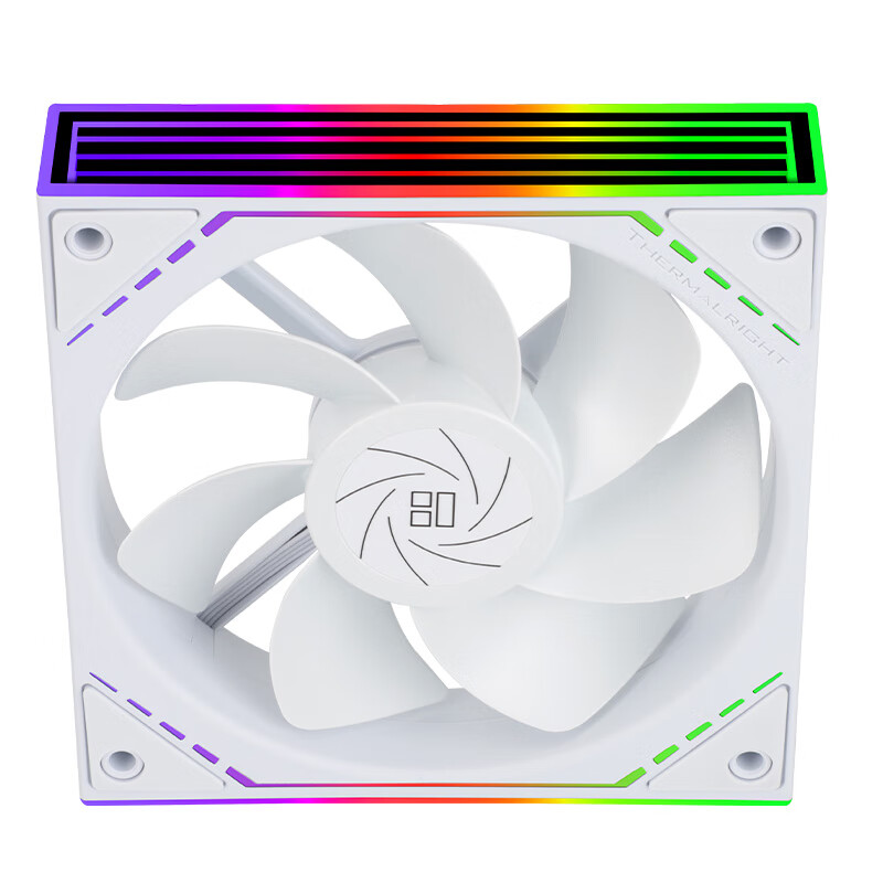 Thermalright (LeMing) TL-M12RW 12CM Fan 1500 RPM PWM S-FDB Bearing Rainbow Infin...