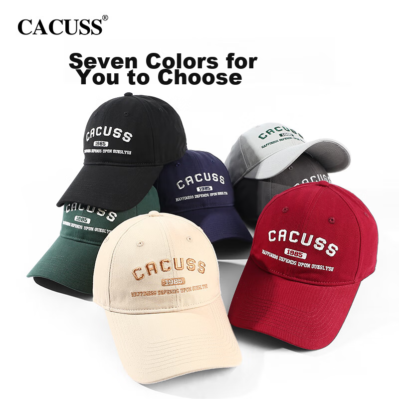 CACUSS Baseball Cap for Women, Spring And Summer Large Head Circumference Soft T...