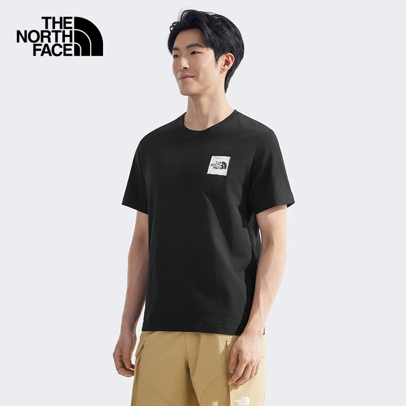 The North Face Short Sleeve T-shirt for Couples Outdoor Comfortable and Breathab...