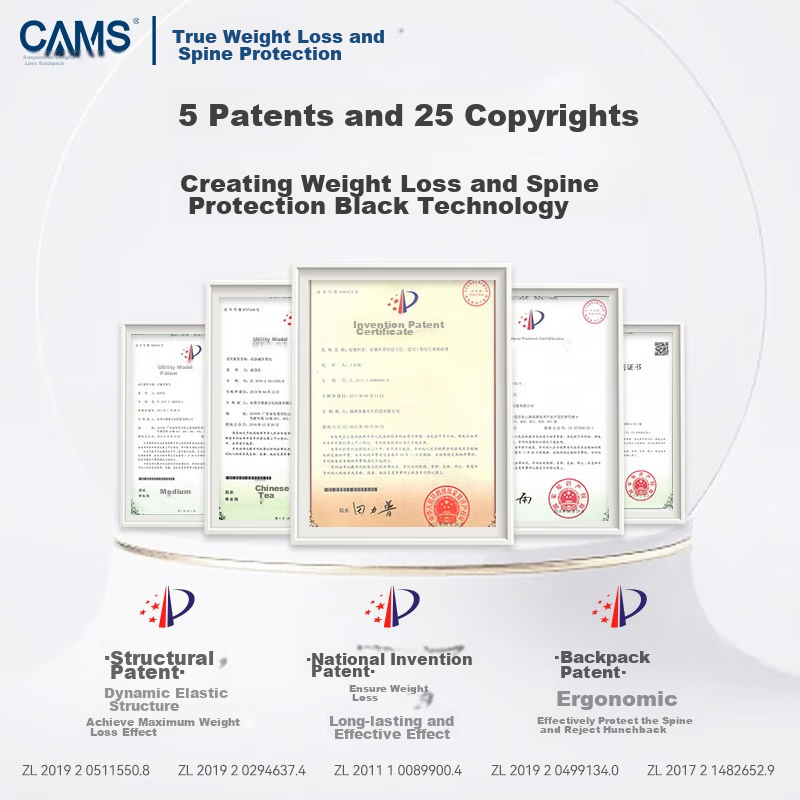 CAMS2.0 Yun Gan - Suspended Weight-Reducing Backpack for Grades 1-4, 22LS08702S,...