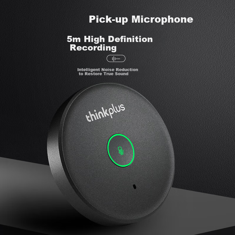 ThinkPad Lenovo Thinkplus USB Plug-and-Play 360° Omnidirectional Microphone with...