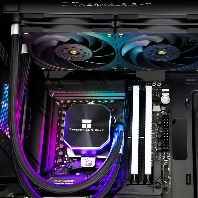 Thermalright Frozen Edge 240 BLACK, All-In Liquid CPU Cooler, Metal Cold Plate,...